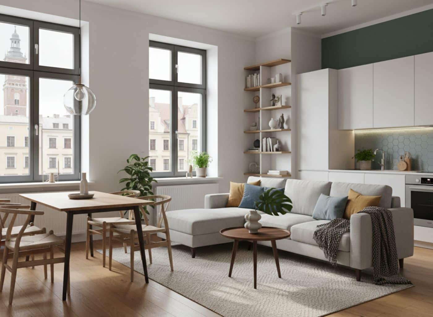 Wnętrze po home stagingu – UNIKAT Real Estate Warszawa
